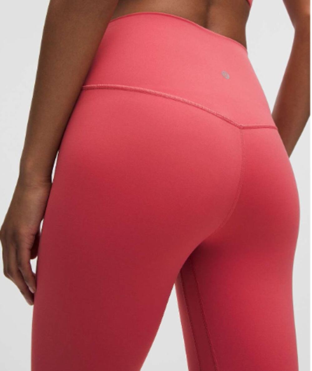 Lululemon Align High-Rise Pant 25" Desert Red Size 2 Nulu Yoga Leggings NWOT